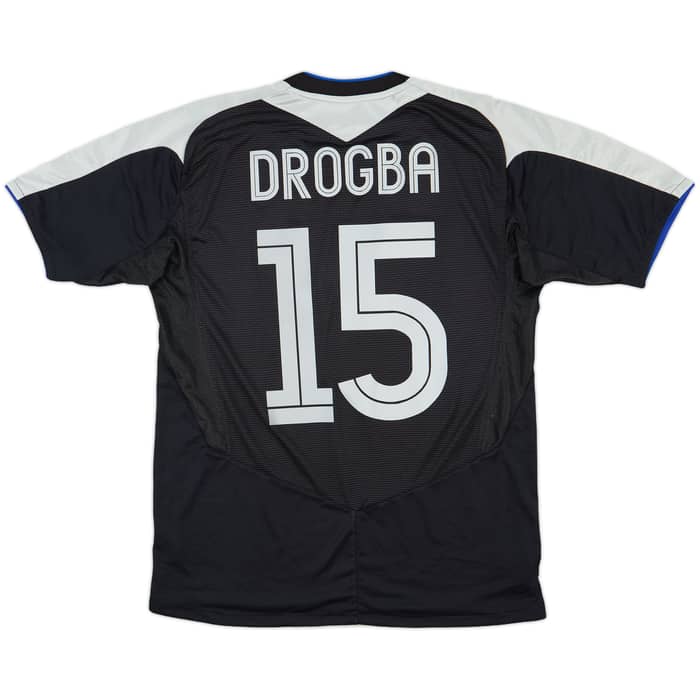 2004-05 Chelsea Away Shirt Drogba #15 - 8/10 - (M)