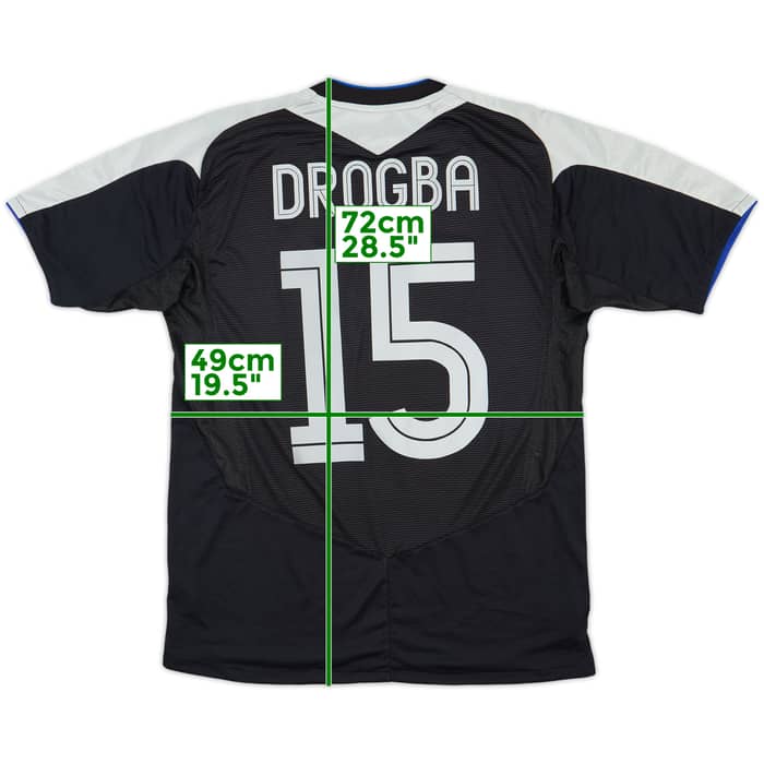 2004-05 Chelsea Away Shirt Drogba #15 - 8/10 - (M)