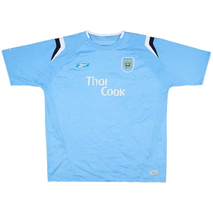 2004-05 Manchester City Home Shirt - 4/10 - (XL)