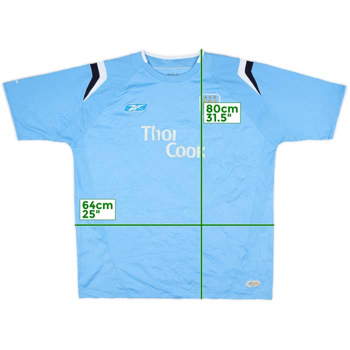 2004-05 Manchester City Home Shirt - 4/10 - (XL)