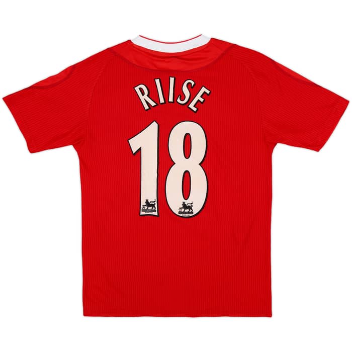 2002-04 Liverpool Home Shirt Riise #18 - 5/10 - (L.Boys)