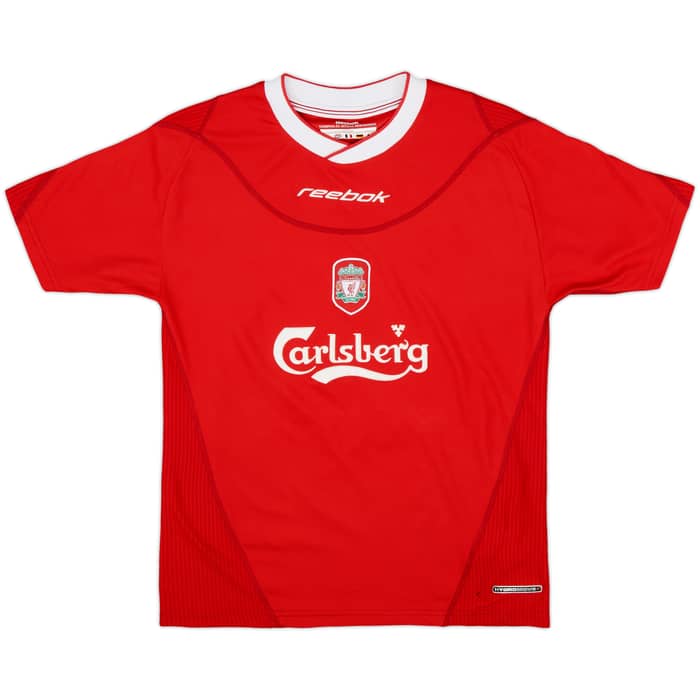 2002-04 Liverpool Home Shirt Riise #18 - 5/10 - (L.Boys)