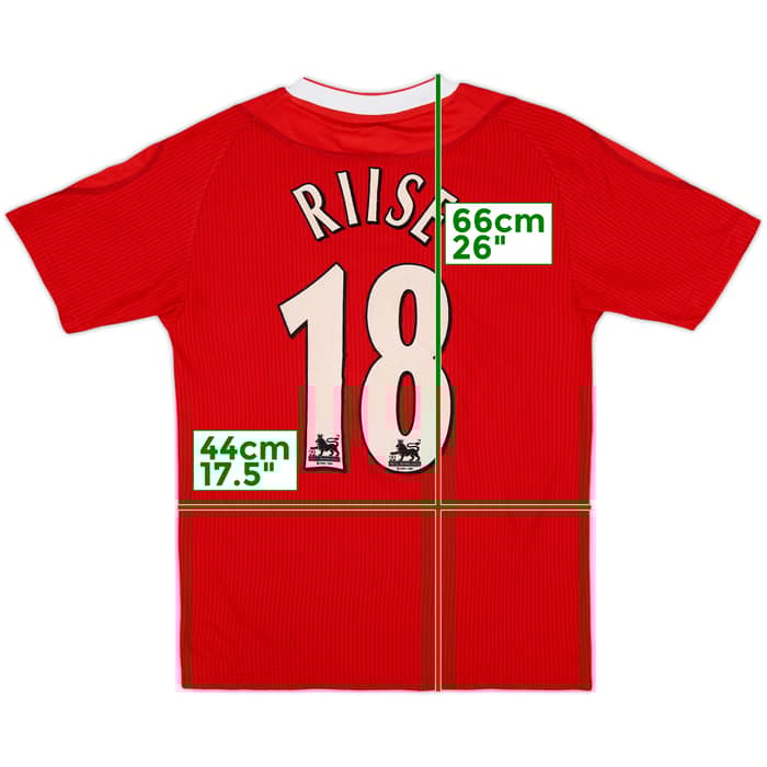 2002-04 Liverpool Home Shirt Riise #18 - 5/10 - (L.Boys)
