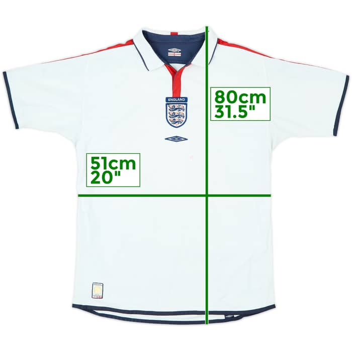 2003-05 England Home Shirt - 5/10 - (L)