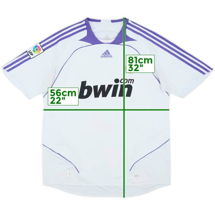 2007-08 Real Madrid Home Shirt - 6/10 - (L)