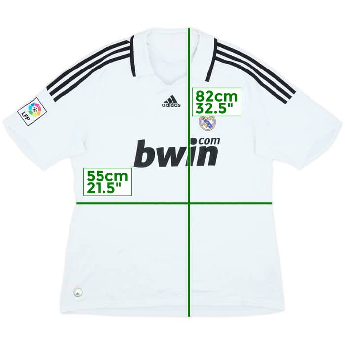 2008-09 Real Madrid Home Shirt - 5/10 - (XL)