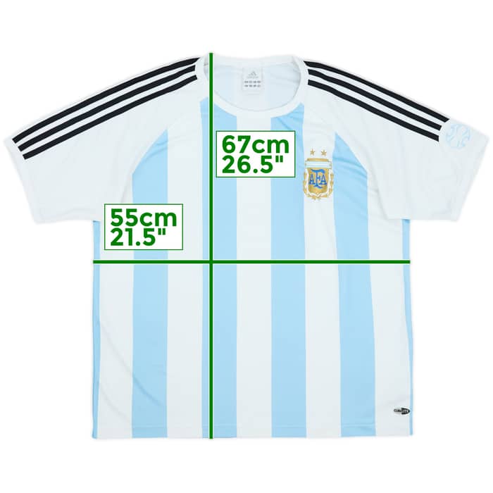 2005-07 Argentina Basic Home Shirt - 8/10 - (M)
