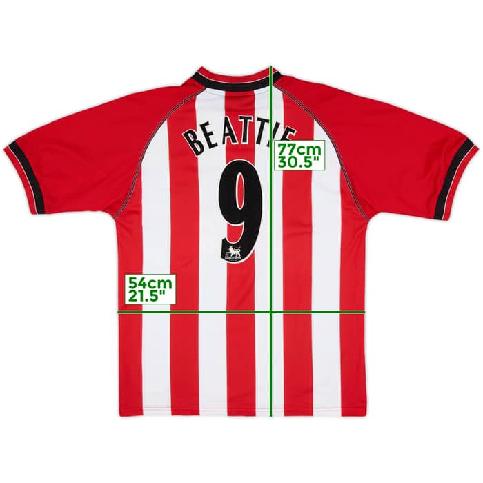 2003-05 Southampton Home Shirt Beattie #9 - 8/10 - (L)