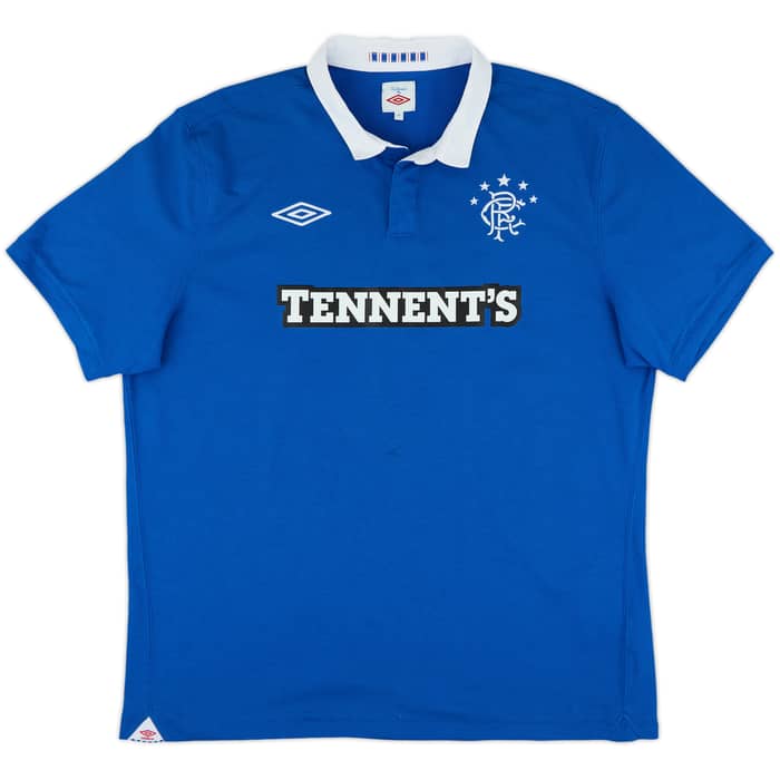 2010-11 Rangers Home Shirt - 8/10 - (XL)