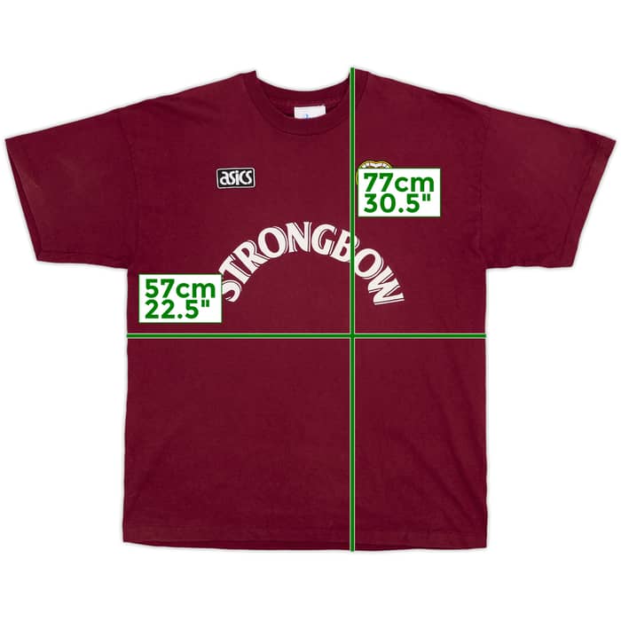 1993-94 Hearts Asics Training/Leisure Tee - 9/10 - (XL)