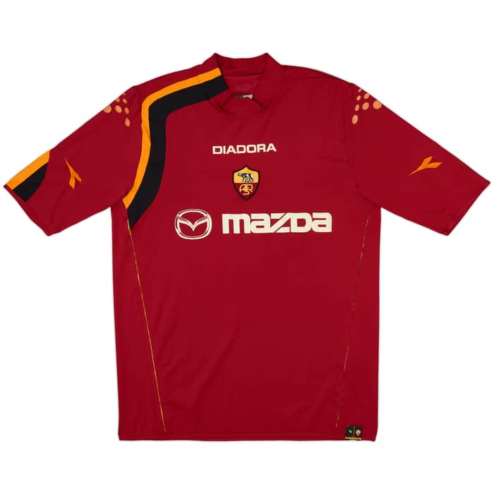 2004-05 Roma Home Shirt Totti #10 - 8/10 - (XL)