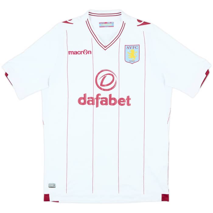 2014-15 Aston Villa Away Shirt Grealish #40 - 6/10 - (L)