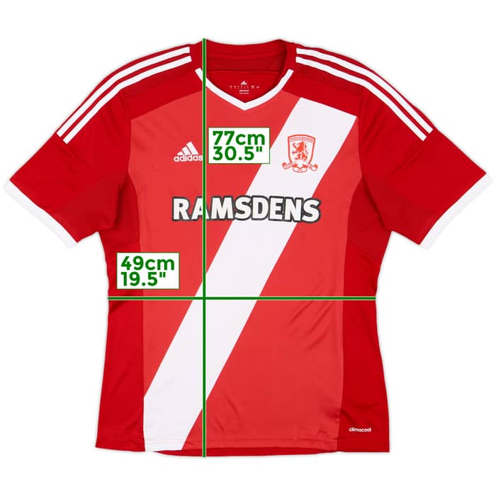 2014-15 Middlesbrough Home Shirt - 6/10 - (L)