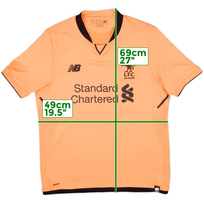 2017-18 Liverpool 125 Years Third Shirt - 7/10 - (XL.Boys)