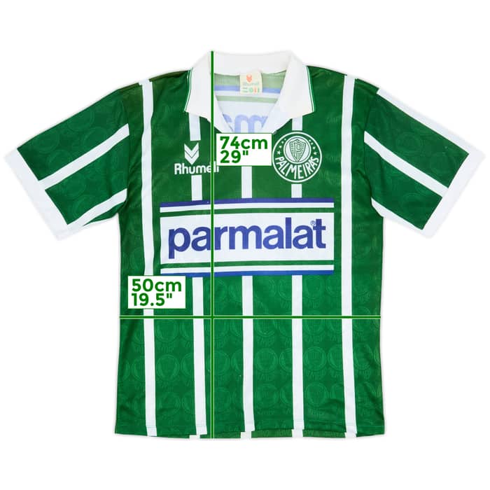 1993-94 Palmeiras Home Shirt #8 - 9/10 - (M/L)
