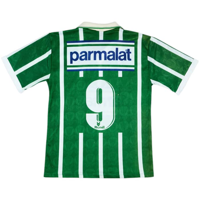 1993-94 Palmeiras Home Shirt #9 - 8/10 - (M)