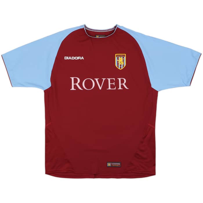 2003-04 Aston Villa Home Shirt Hadji #20 - 7/10 - (S)