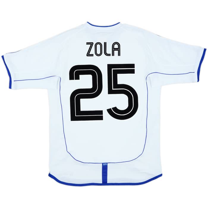2001-03 Chelsea Away Shirt Zola #25 - 8/10 - (S)