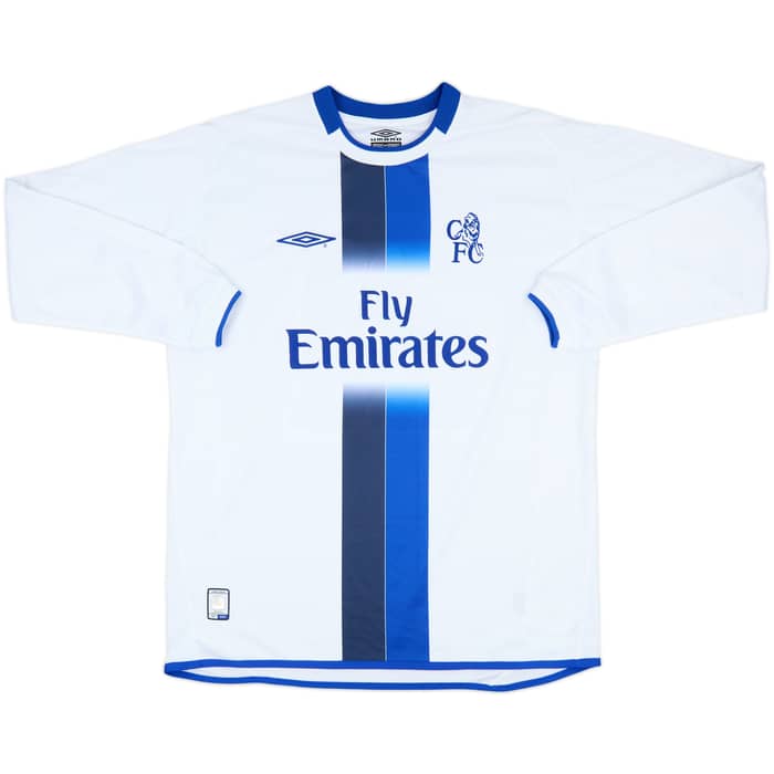 2003-05 Chelsea Away L/S Shirt Crespo #21 - 9/10 - (L)