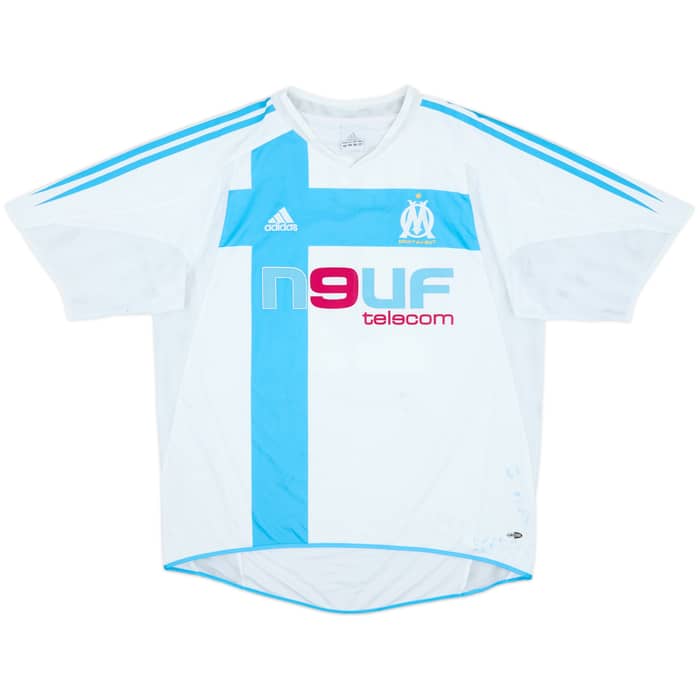 2004-05 Olympique Marseille Home Shirt Nasri #22 - 6/10 - (L)