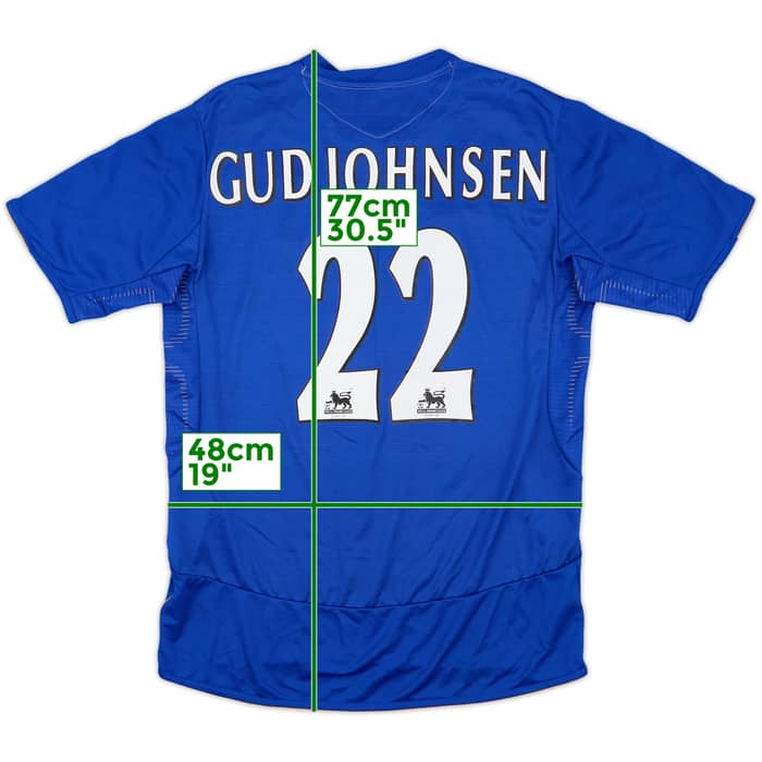 2005-06 Chelsea Centenary Home Shirt Gudjohnsen #22 - 9/10 - (M)