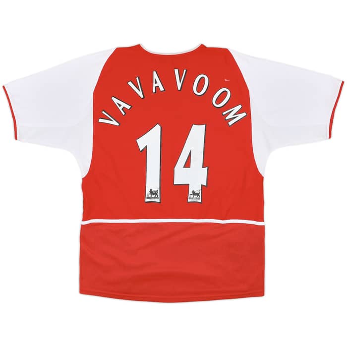 2002-04 Arsenal Home Shirt Va Va Voom #14 - 6/10 - (M)