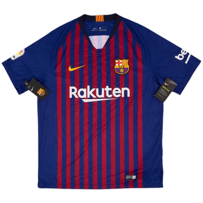 2018-19 Barcelona Home Shirt Messi #10 (L)