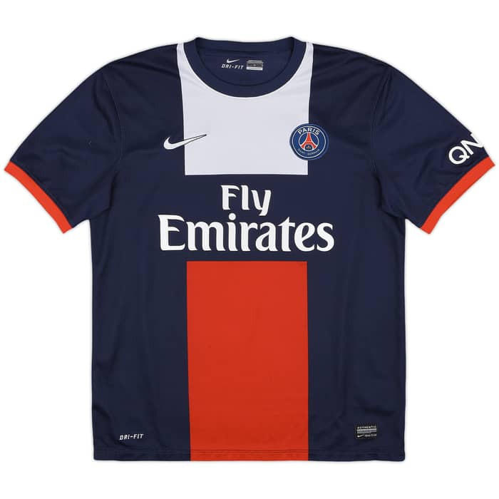 2013-14 Paris Saint-Germain Home Shirt Beckham #32 - 8/10 - (L)