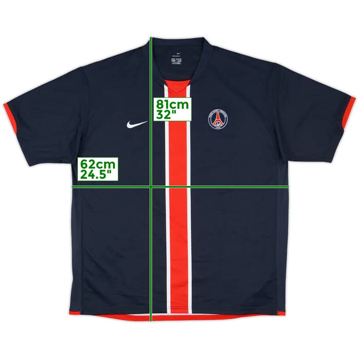 2006-07 Paris Saint-Germain Home Shirt - 10/10 - (XL)