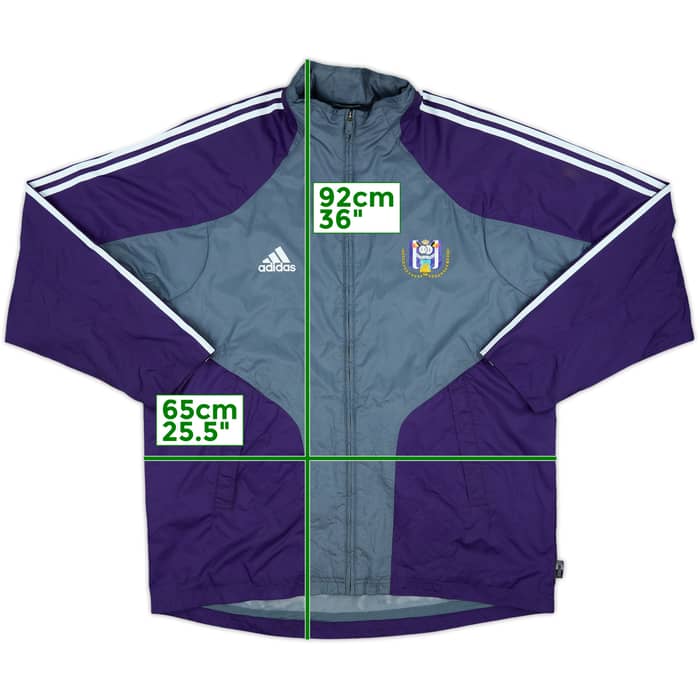 2004-05 Anderlecht adidas Track Jacket - 7/10 - (L)