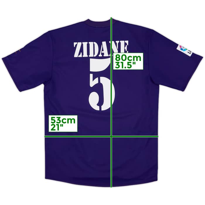 2001 Real Madrid Third Shirt Zidane #5 - 7/10 - (L)