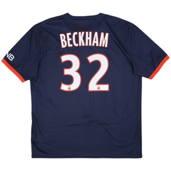 2013-14 Paris Saint-Germain Home Shirt Beckham #32 - 8/10 - (XL)