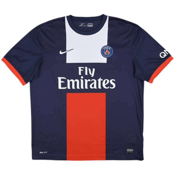 2013-14 Paris Saint-Germain Home Shirt Beckham #32 - 8/10 - (XL)