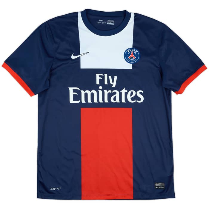 2013-14 Paris Saint-Germain Home Shirt Beckham #32 - 8/10 - (L)