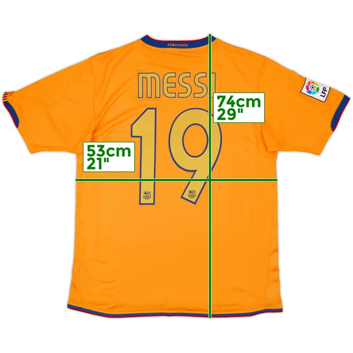 2006-08 Barcelona Away Shirt Messi #19 - 9/10 - (M)