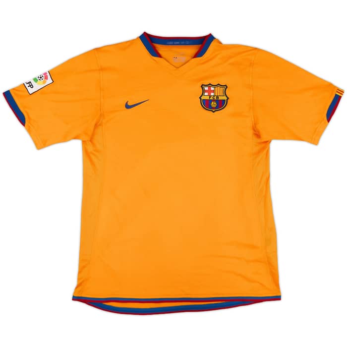 2006-08 Barcelona Away Shirt Ronaldinho #10 - 9/10 - (S)