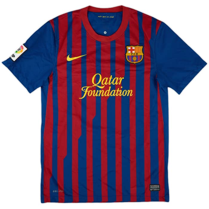 2011-12 Barcelona Home Shirt A.Iniesta #8 - 9/10 - (S)