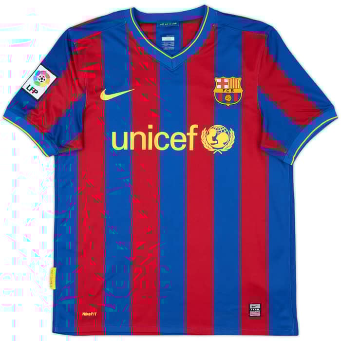 2009-10 Barcelona Home Shirt A.Iniesta #8 - 8/10 - (M)