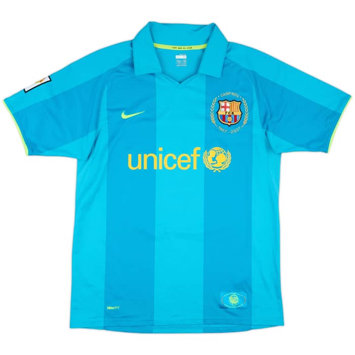 2007-09 Barcelona Away Shirt Ronaldinho #10 - 10/10 - (M)
