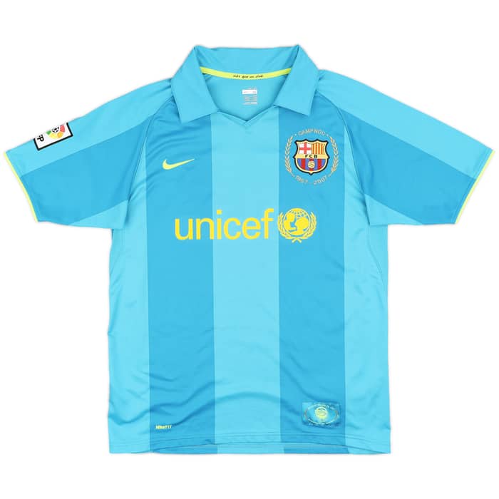 2007-09 Barcelona Away Shirt Henry #14 - 8/10 - (M)