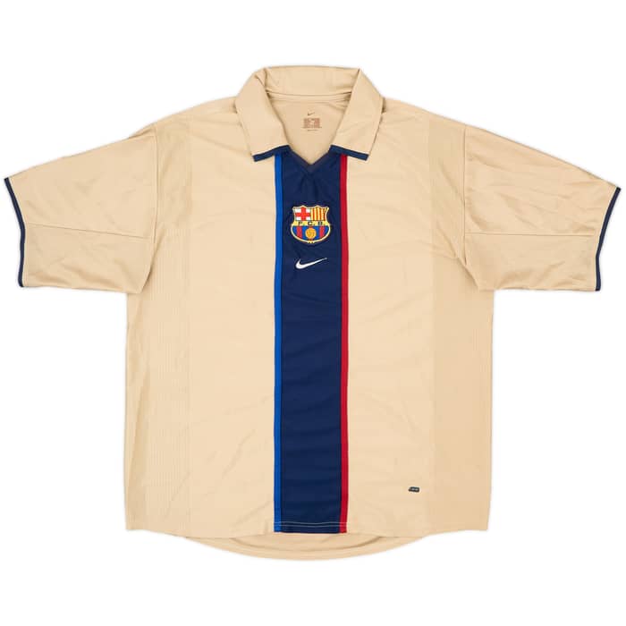 2001-03 Barcelona Away Shirt Rivaldo #10 - 9/10 - (XL)