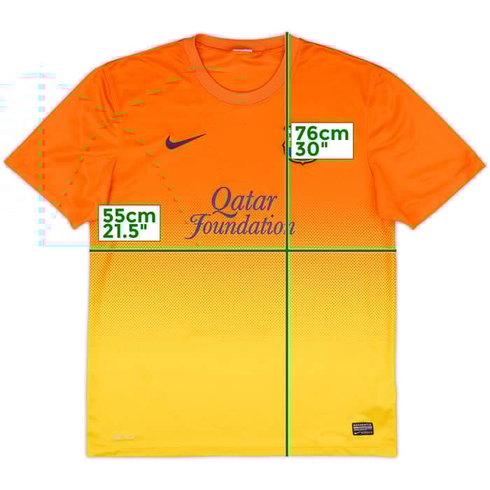 2012-13 Barcelona Basic Away Shirt - 6/10 - (L)