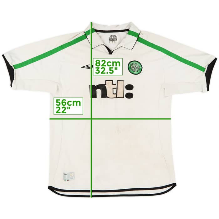 2001-02 Celtic Away Shirt - 4/10 - (XL)