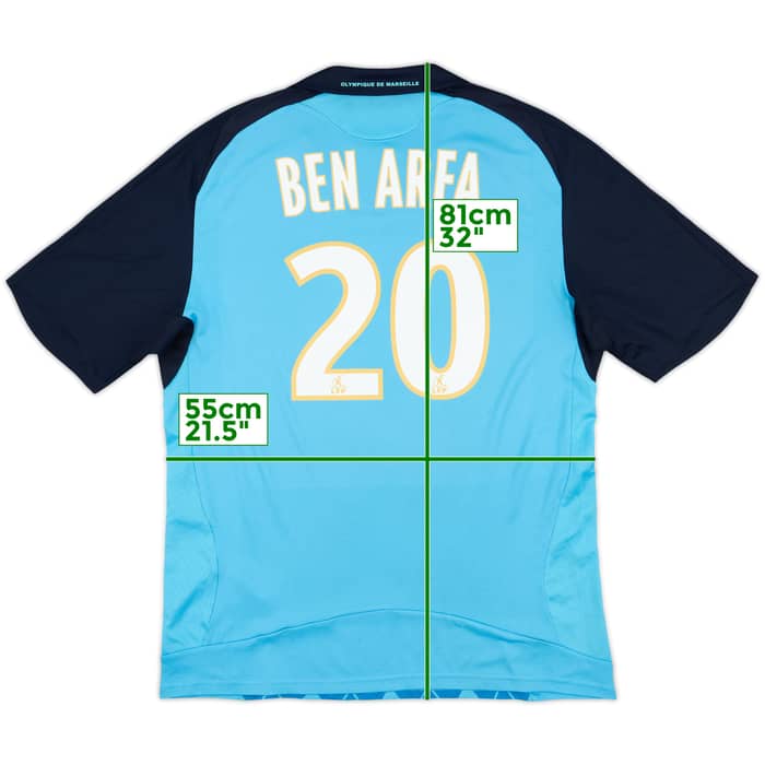 2008-09 Olympique Marseille Away Shirt Ben Arfa #20 - 8/10 - (XL)
