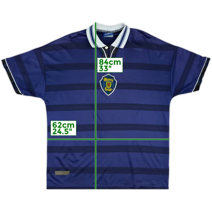1998-00 Scotland Home Shirt - 8/10 - (XXL)