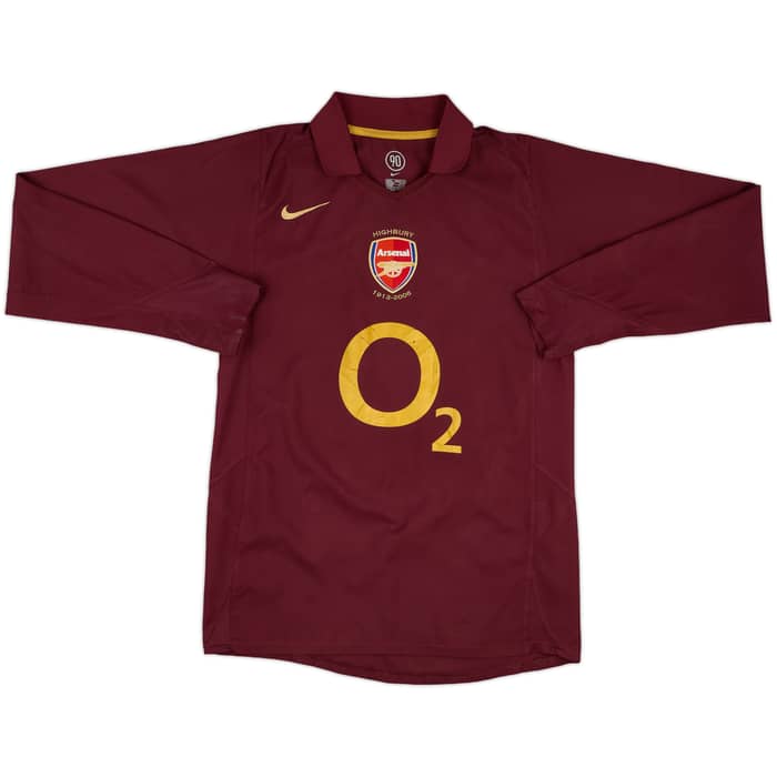 2005-06 Arsenal Home L/S Shirt v. Persie #11 - 6/10 - (S)