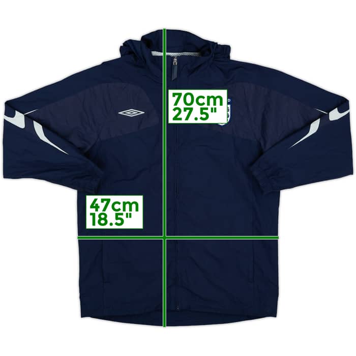 2006-07 England Umbro Hooded Rain Jacket - 3/10 - (M.Boys)