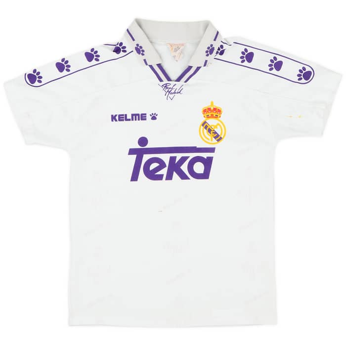 1994-96 Real Madrid Home Shirt - 7/10 - (S.Boys)