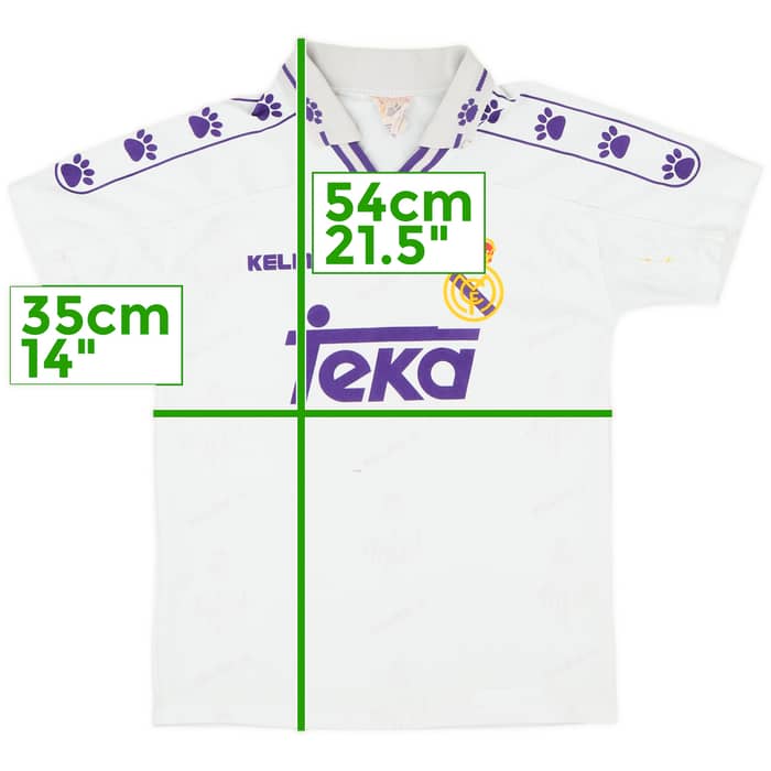 1994-96 Real Madrid Home Shirt - 7/10 - (S.Boys)