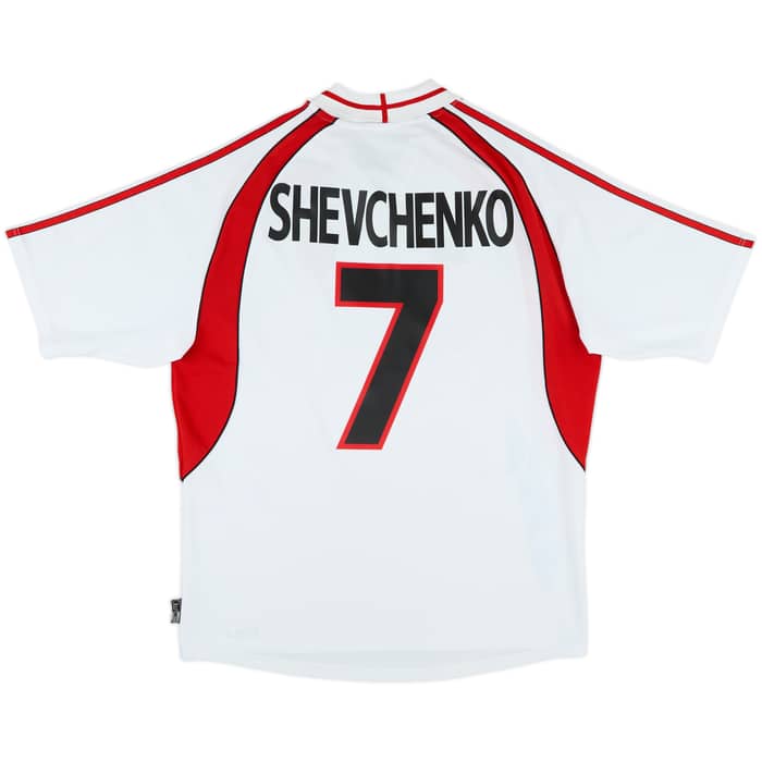 2000-02 AC Milan Away Shirt Shevchenko #7 - 9/10 - (L)